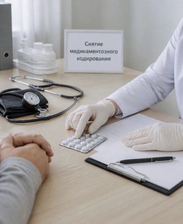Снятие медикаментозного кодирования в Нововоронеже от 5060 р. | Медзона
